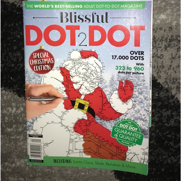 🎄”MYSTERY COLORS”, “BRAIN FUN MAZES” & “BLISSFUL DOT2DOT”🎄 PUZZLE BOOKS LOT! - Picture 10 of 13